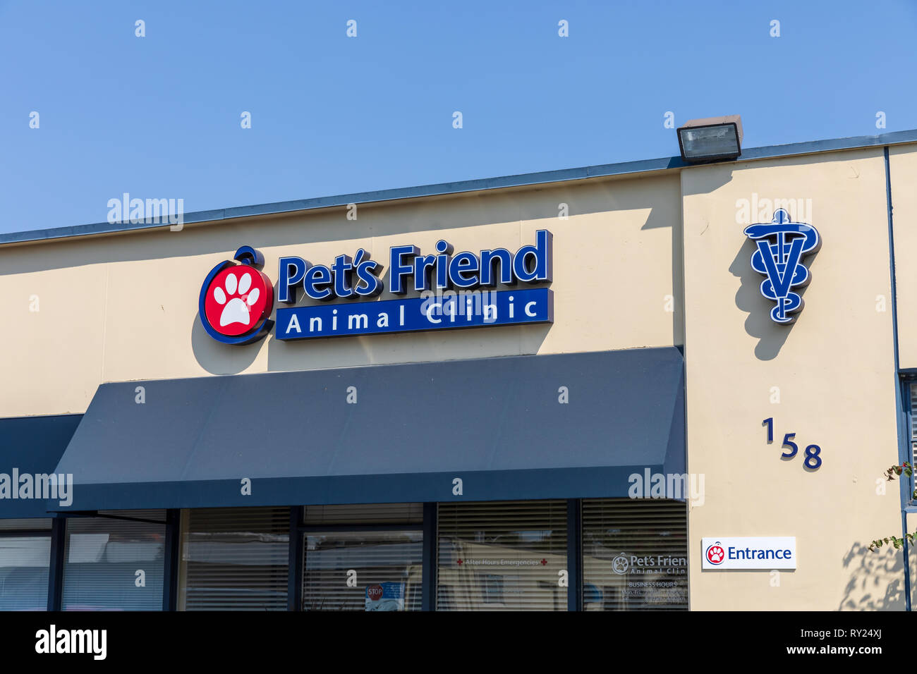 Las Mascotas amigo Animal Clinic: Sunnyvale Vet & Hospital de animales; en Sunnyvale, California, Fotografía de stock - Alamy Las Mascotas amigo Animal Clinic: Sunnyvale Vet & Hospital de animales; en Sunnyvale, California, Fotografía de stock - Alamy