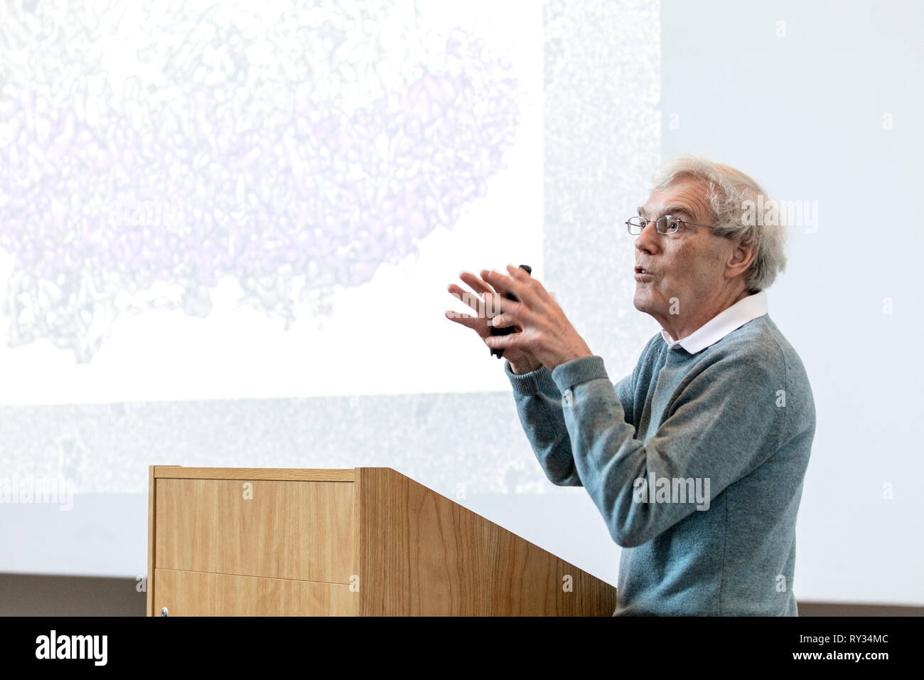 Richard Henderson, ganador del Premio Nobel de Química 2017 (imagen de 2019) Foto de stock