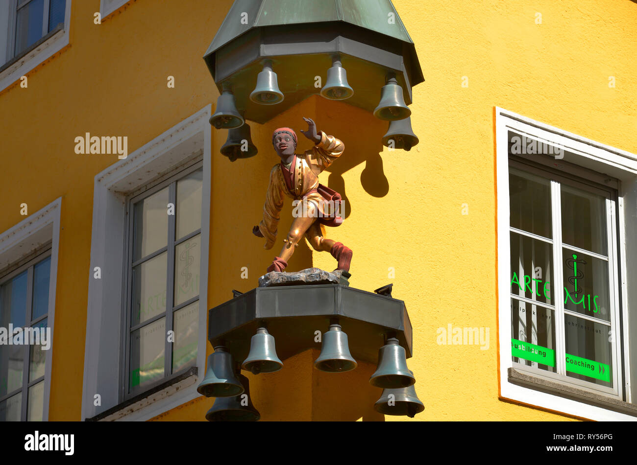 El Glockenspiel, Sendlinger Strasse, Muenchen, Bayern, Deutschland Foto de stock