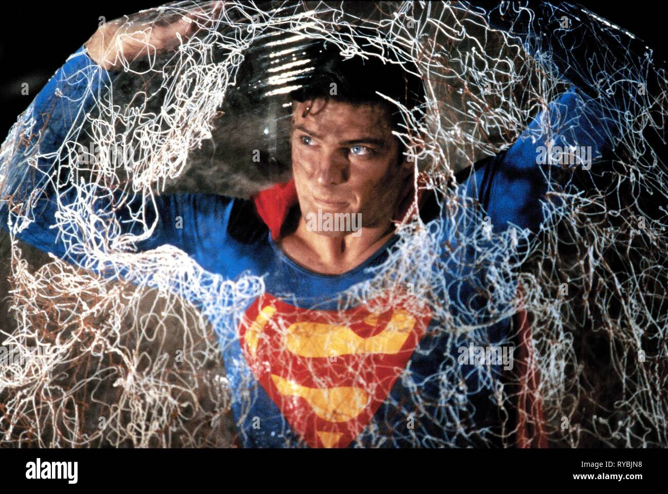 CHRISTOPHER Reeve, Superman III, 1983 Foto de stock