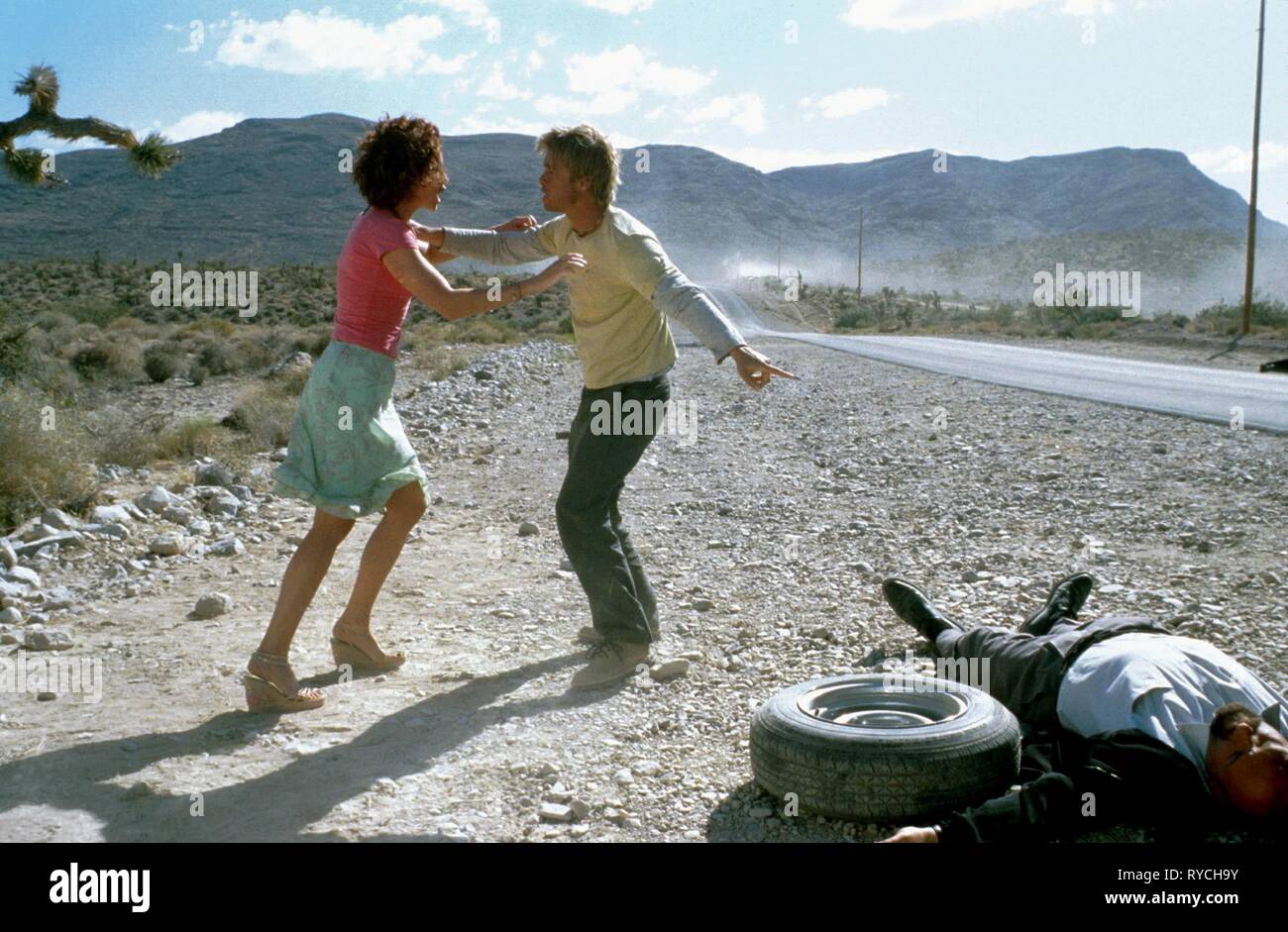 JULIA ROBERTS, Brad Pitt, James Gandolfini, mexicano, 2001 Fotografía