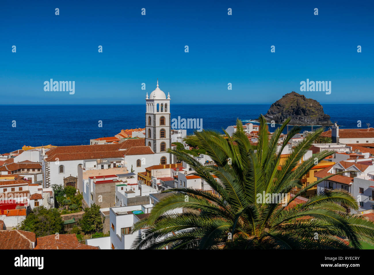 Garachico, Puerto de la Cruz, Tenerife, Islas Canarias, España, el Océano  Atlántico, Europa Fotografía de stock - Alamy
