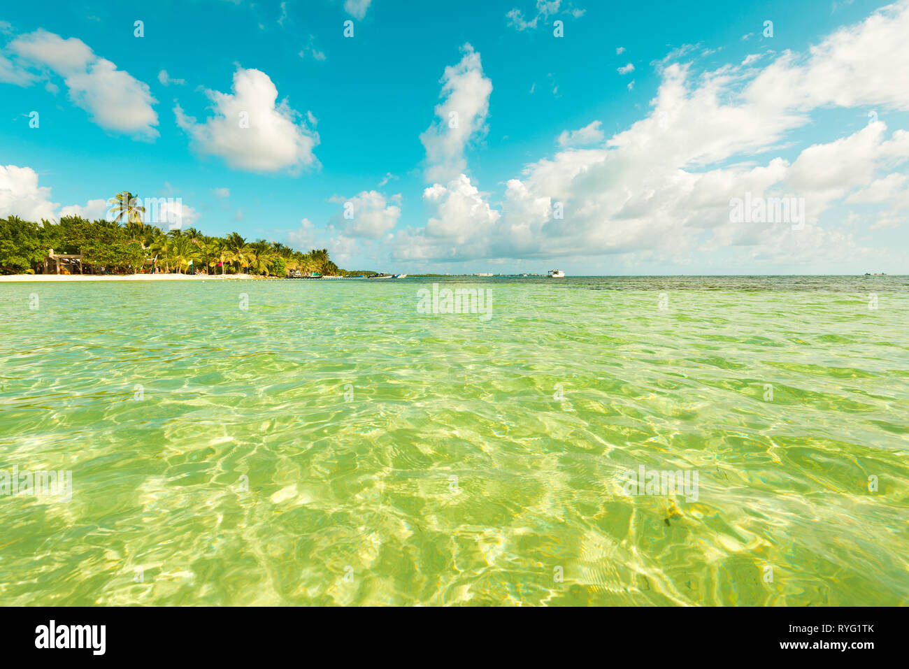 La Isla de San Andrés, en el Caribe, Colombia, Sur America Foto de stock