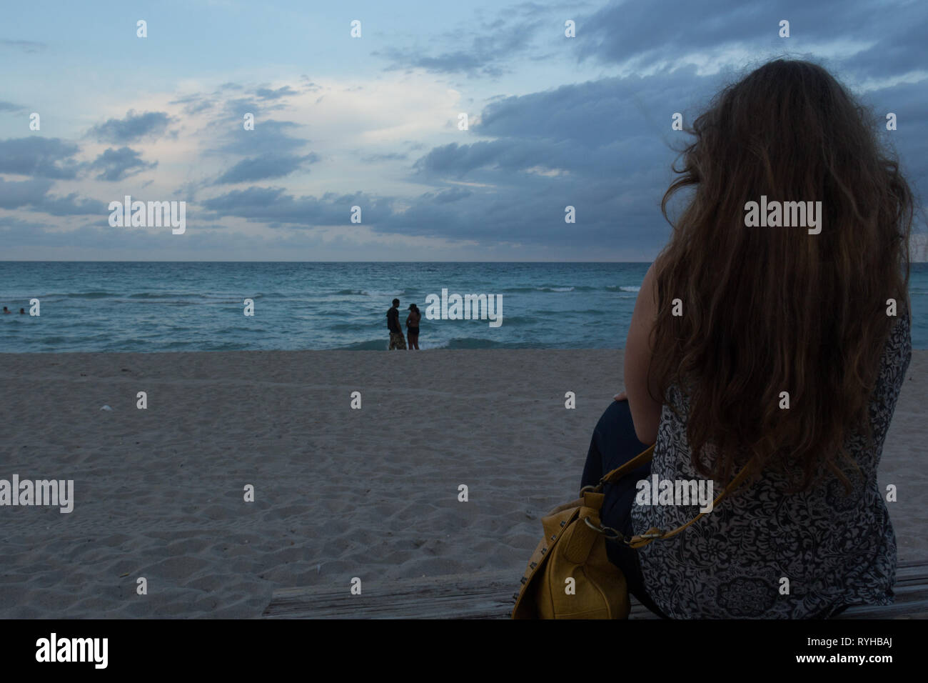 Romántico en el viaje Foto de stock