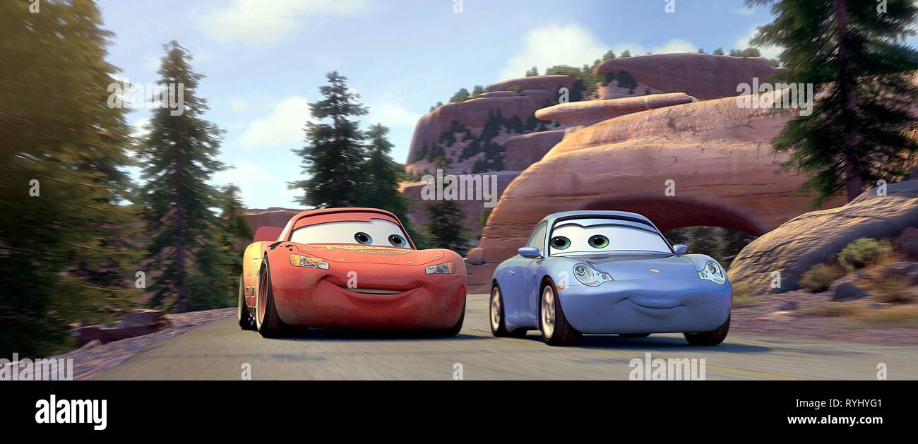 Lightning Mcqueen Sally Carrera Cars Imágenes De Stock & Lightning ...
