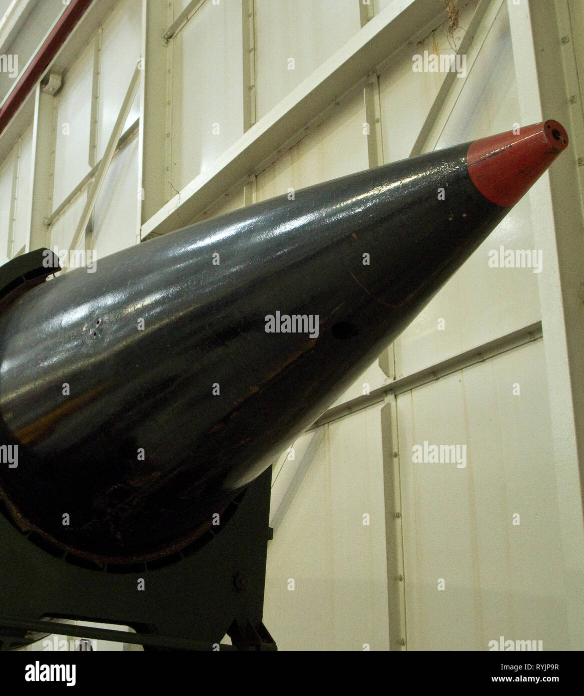 A-4 Rocket ( V2 ) de cohetes de superficie a superficie nazi alemán de misiles de la II Guerra Mundial Foto de stock