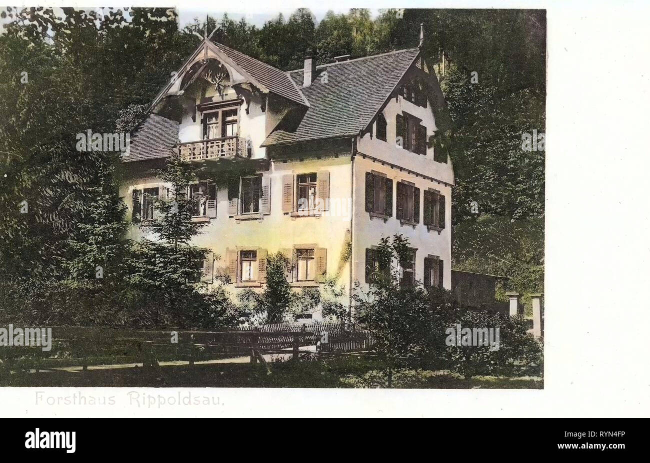 Categoría Rippoldsau 1904, Forsthaus Foto de stock