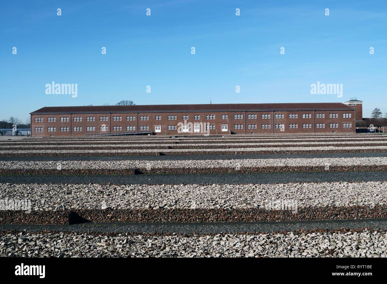 Campo de Concentración Neuengamme, Hamburgo, Alemania. Foto de stock