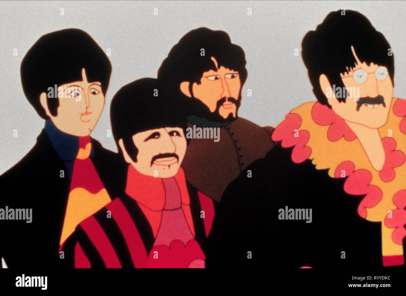 Los dibujos animados de los Beatles, Yellow Submarine de Los Beatles, 1968 Foto de stock