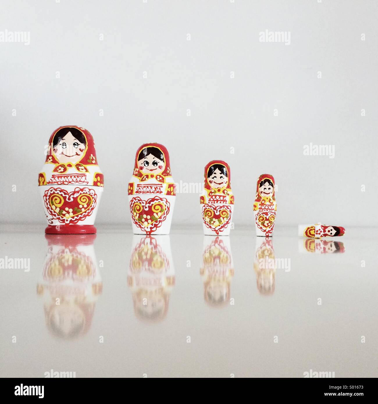 Muñecas rusas Foto de stock