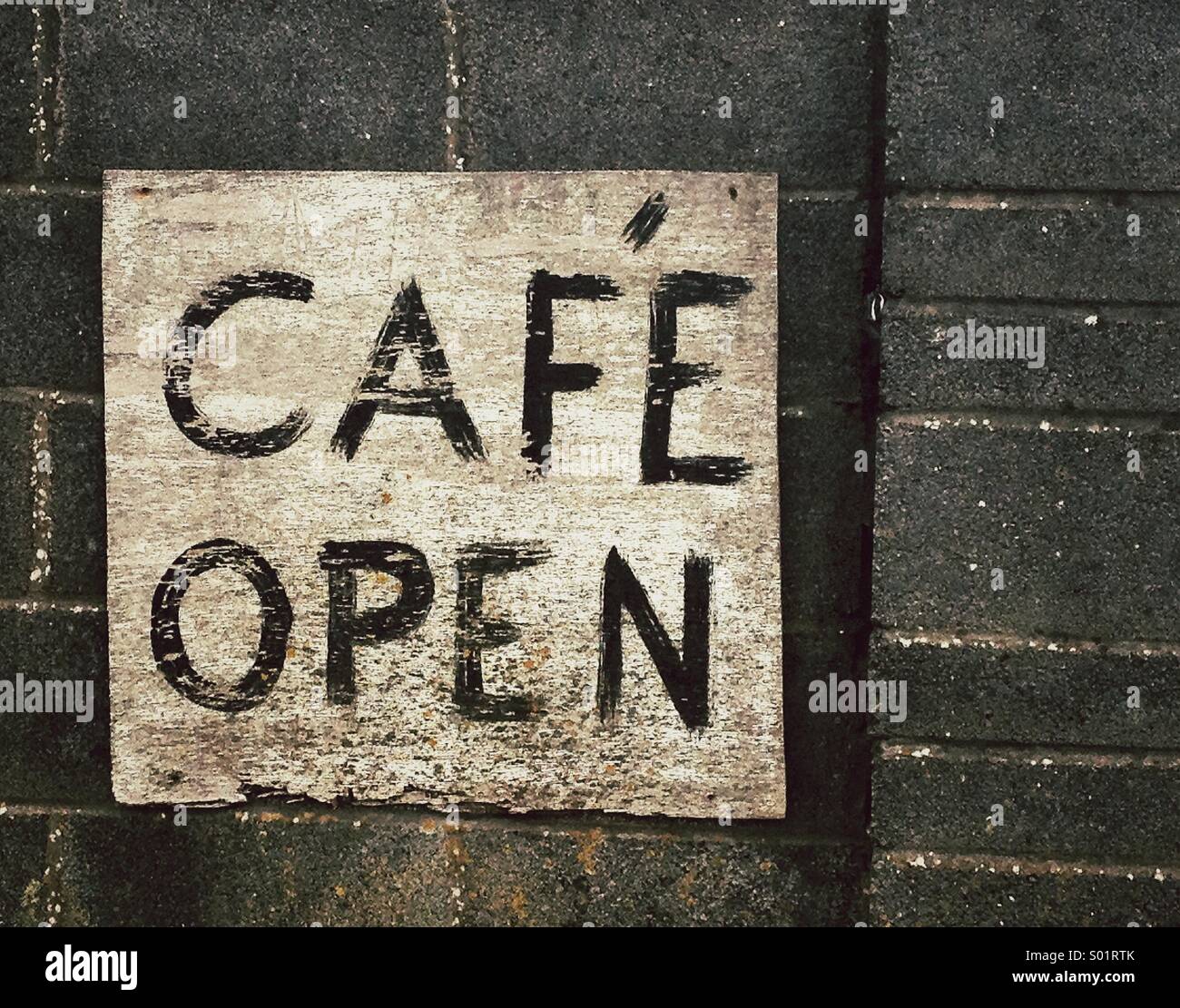Open Cafe Foto de stock