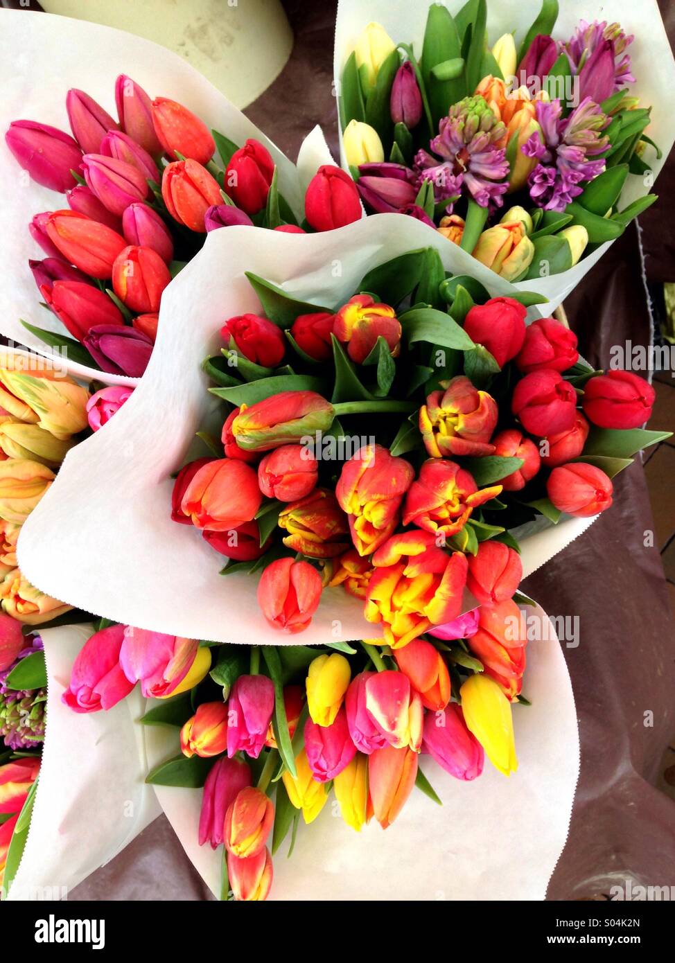 Ramos de tulipanes fotografías e imágenes de alta resolución - Alamy