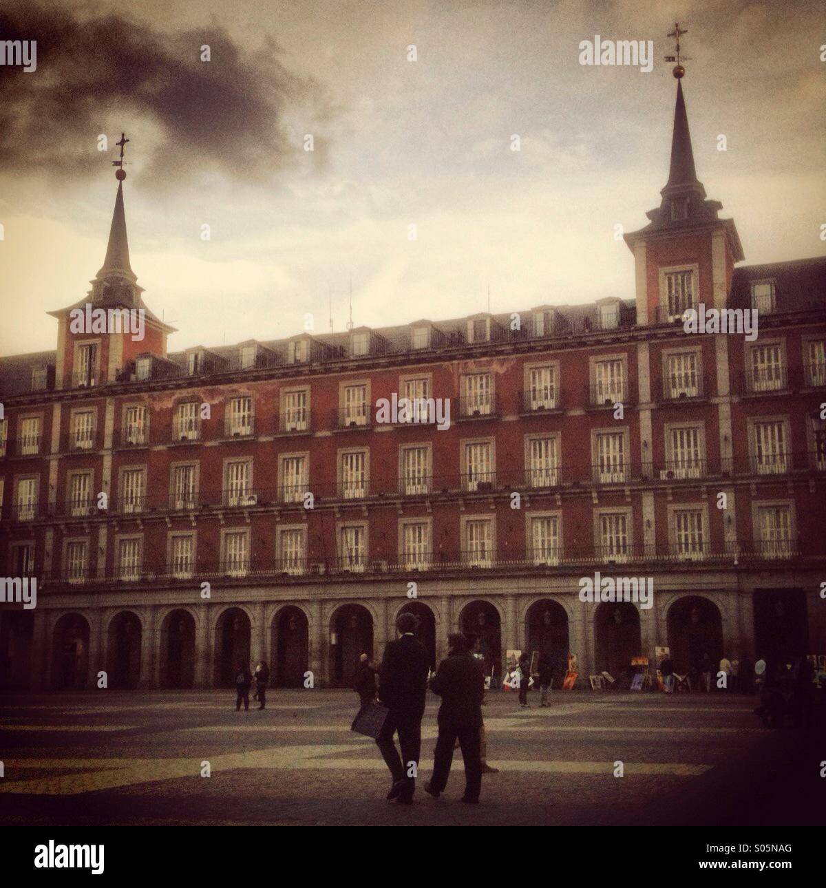 Plaza Mayor, Madrid, España Foto de stock