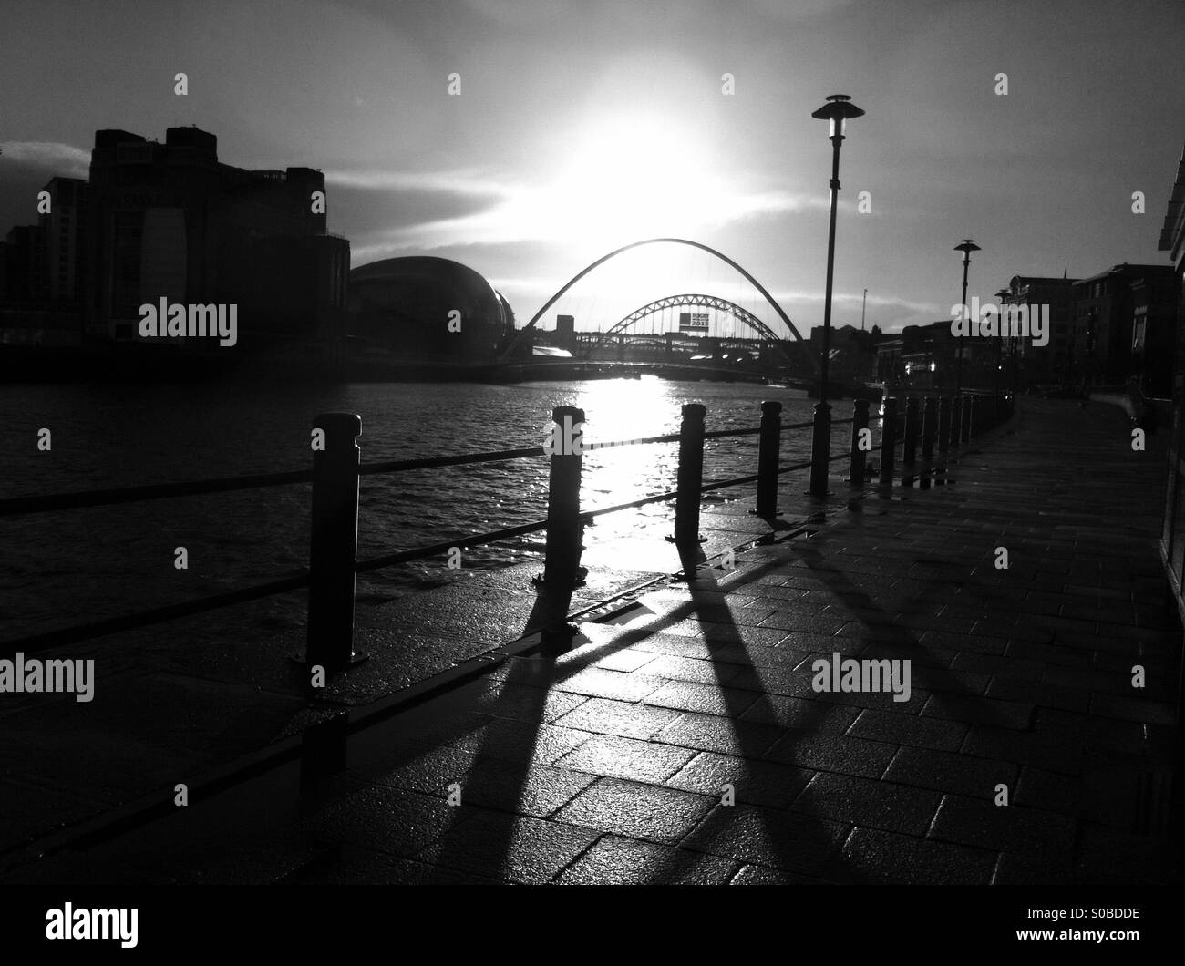 Río Tyne Foto de stock