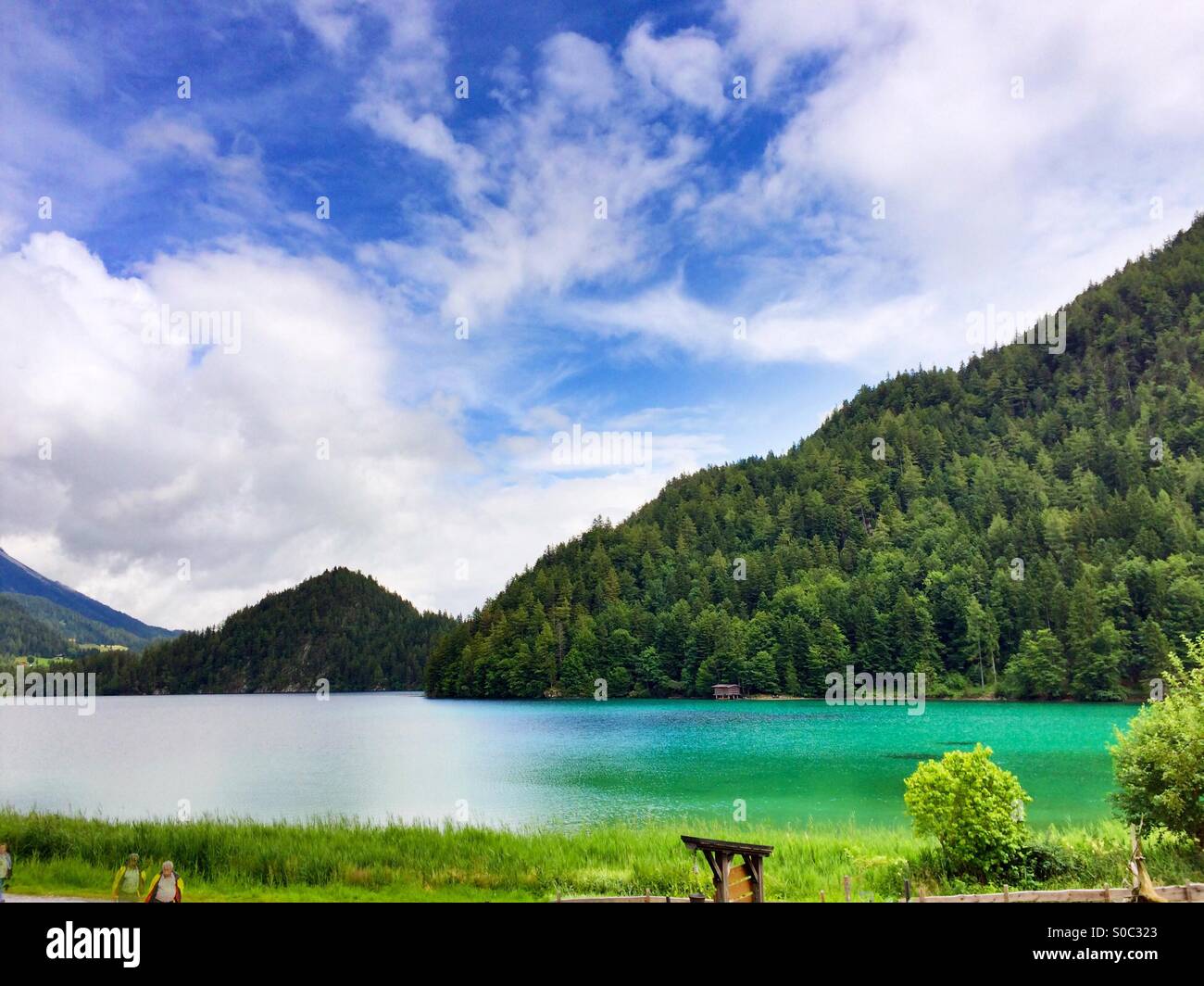 Lago en Austria Foto de stock