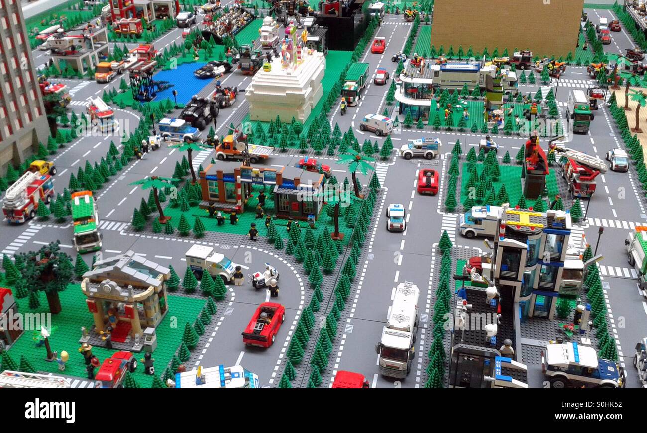 lego city ciudad completa