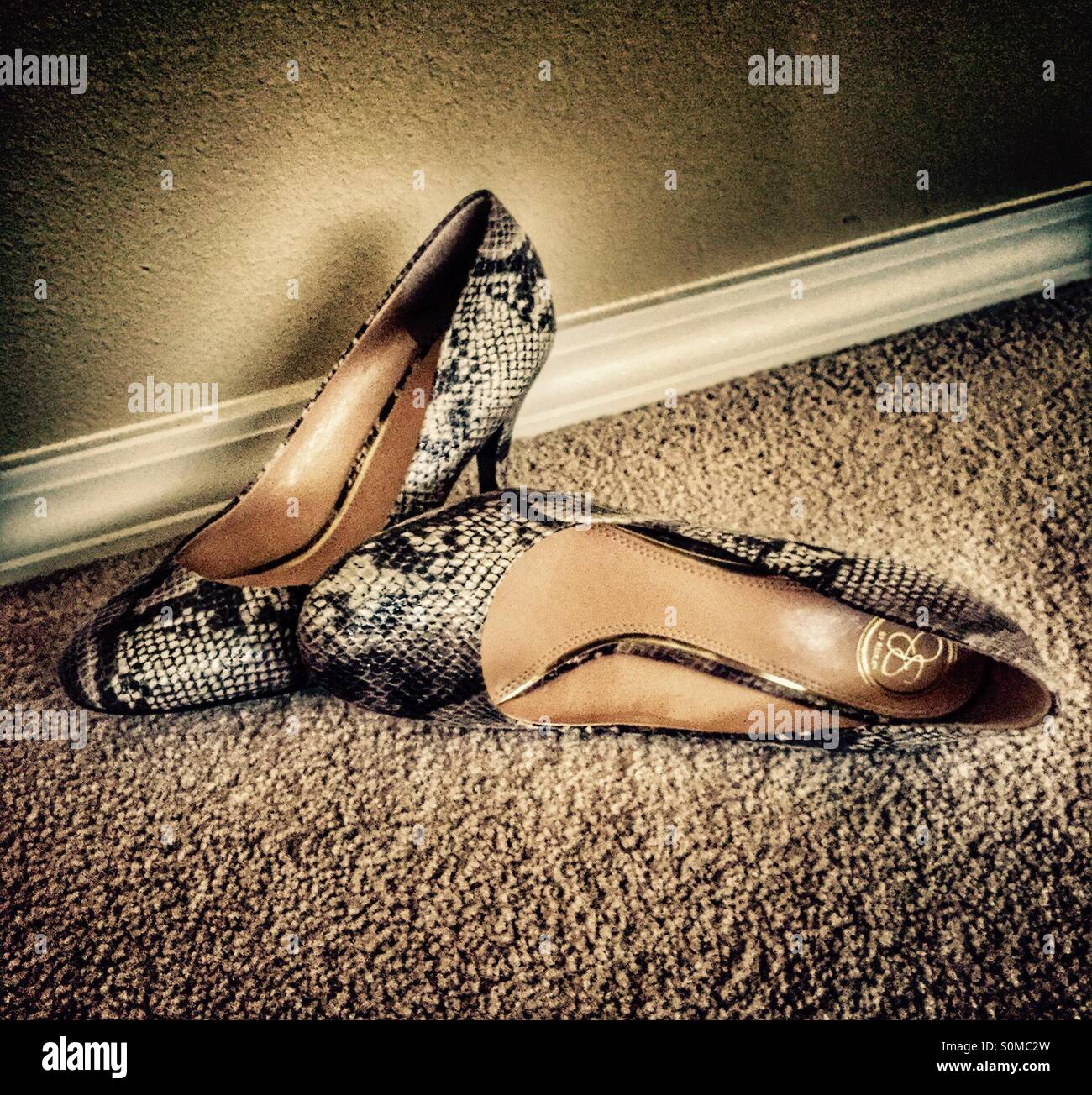 Zapatos de piel de serpiente fotografías e imágenes de alta resolución -  Alamy