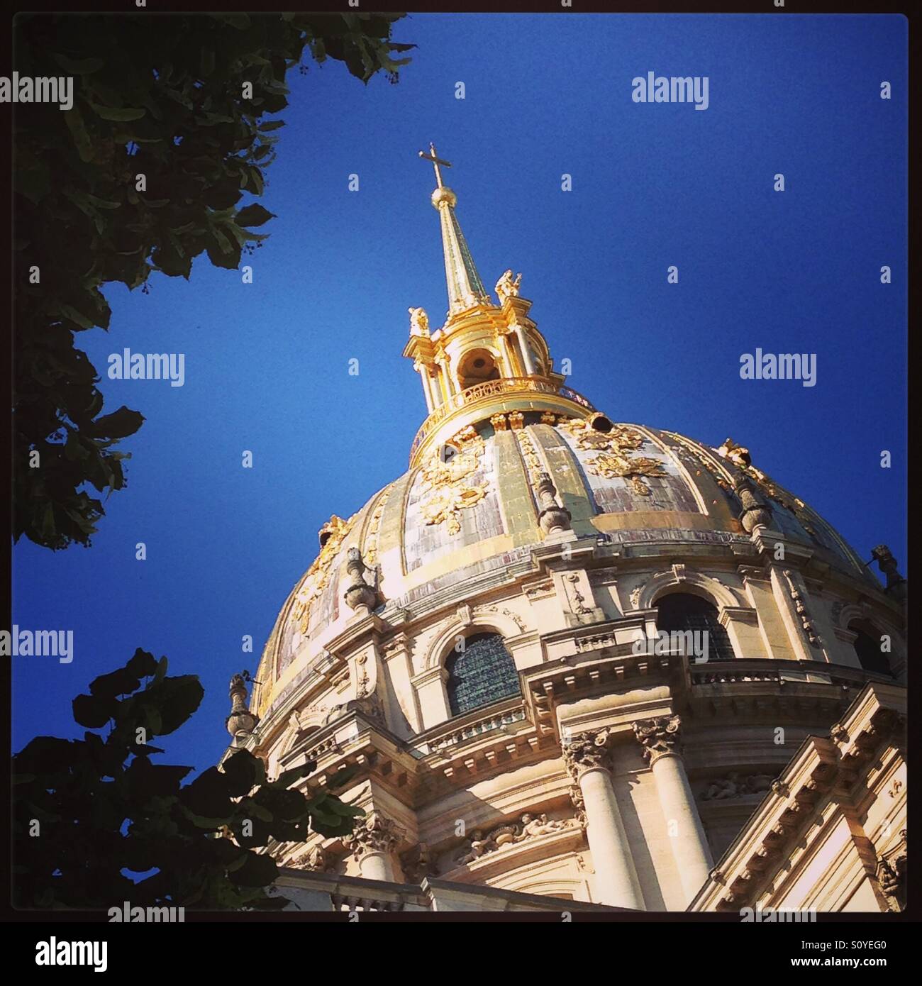 La cúpula de napoleones lugar de descanso, París Foto de stock