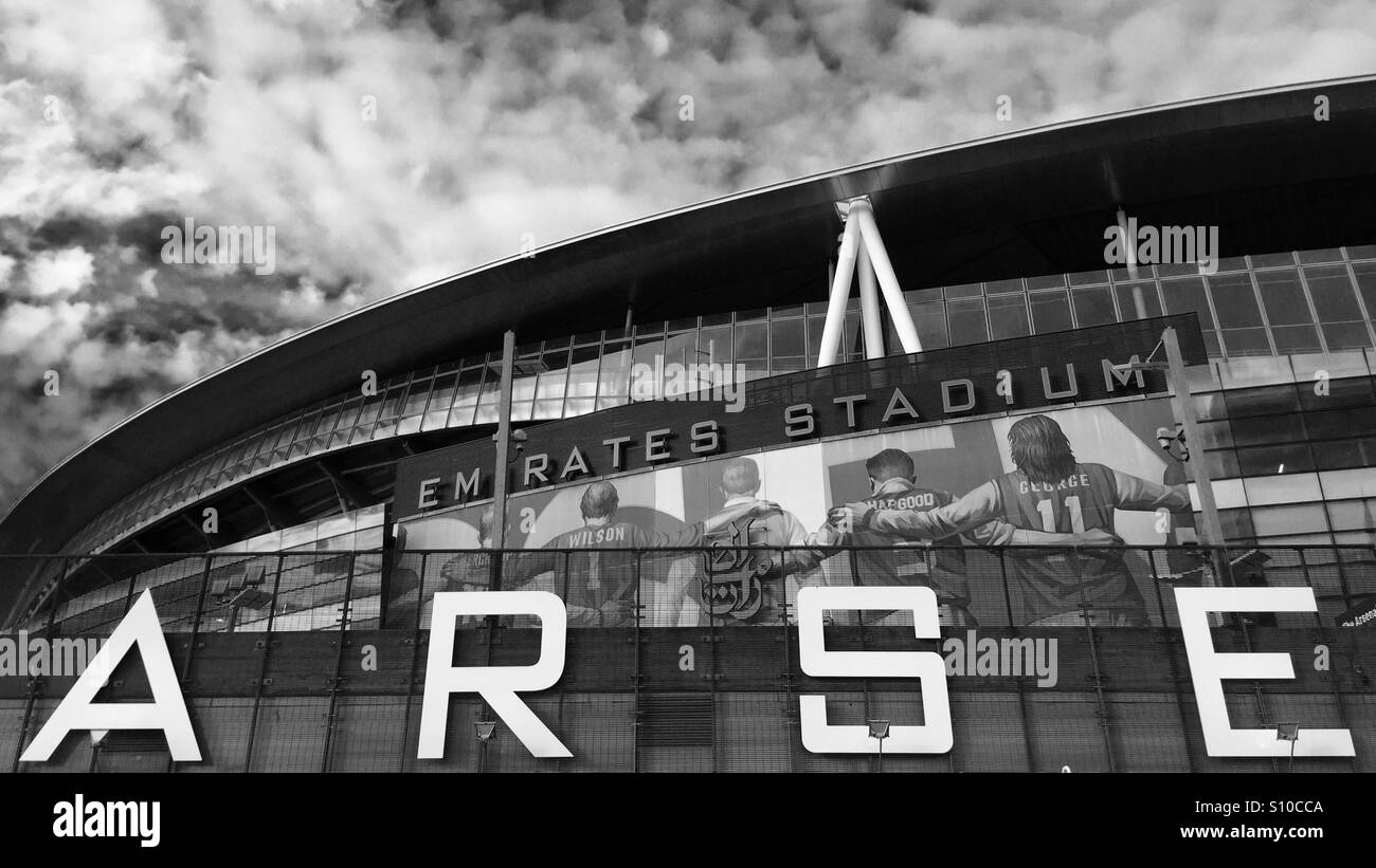 Arsenal Emirates Stadium Foto de stock