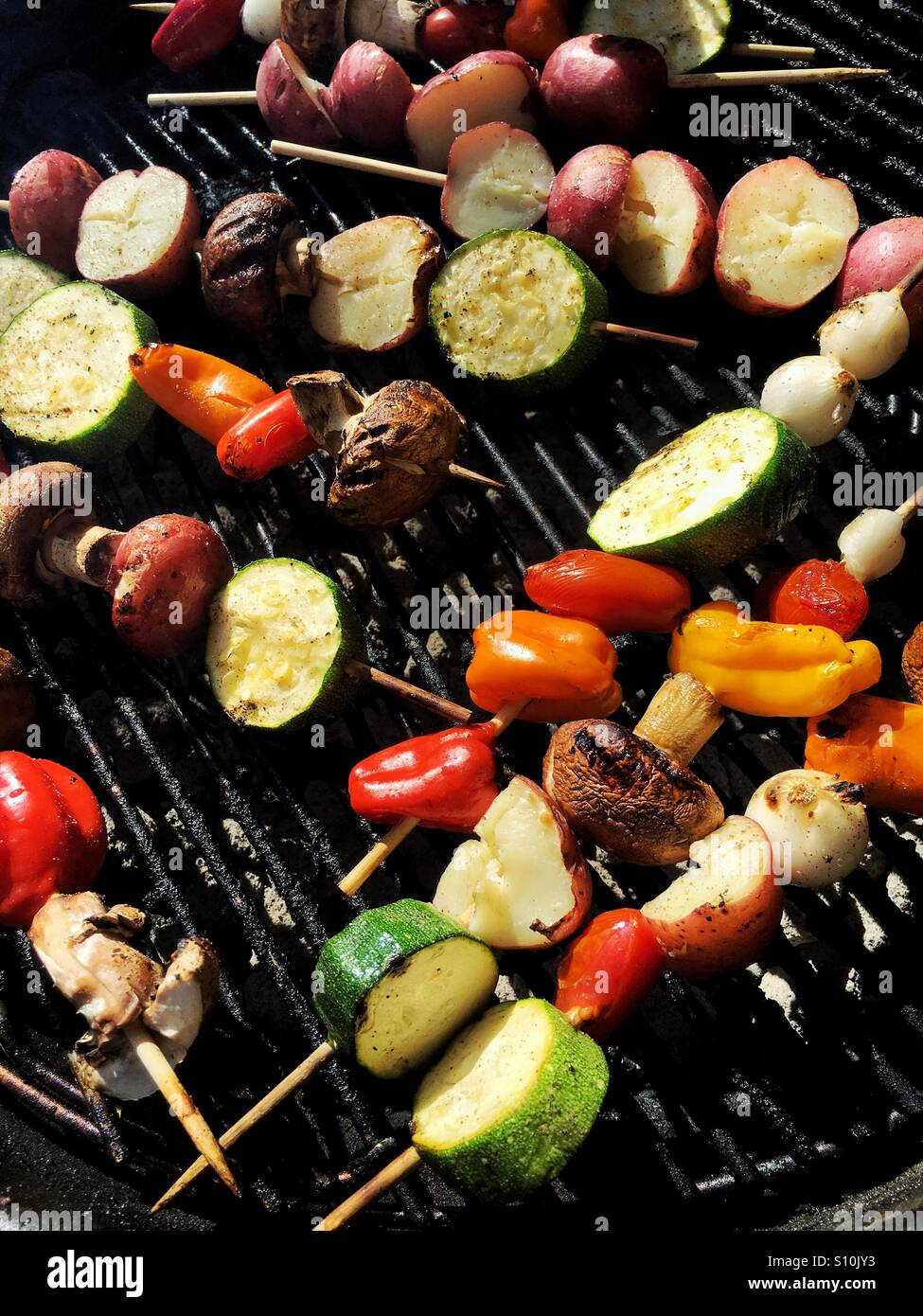 Barbacoa verduras Foto de stock