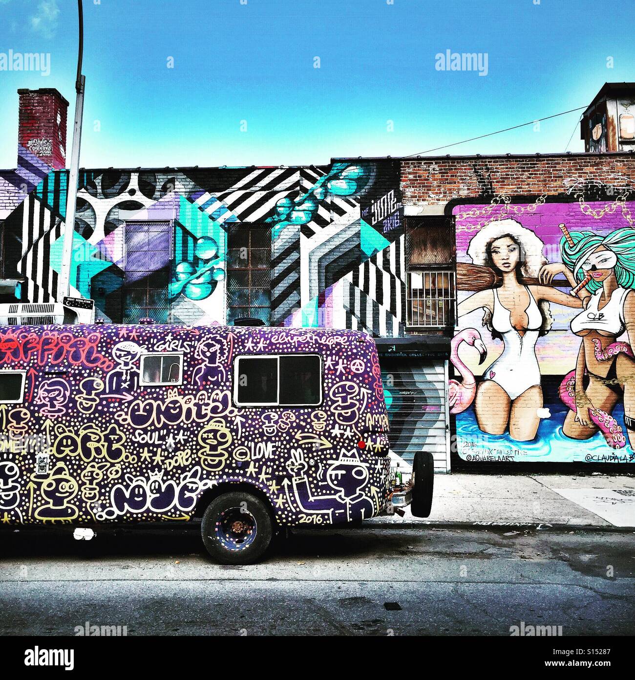 Bushwick Foto de stock