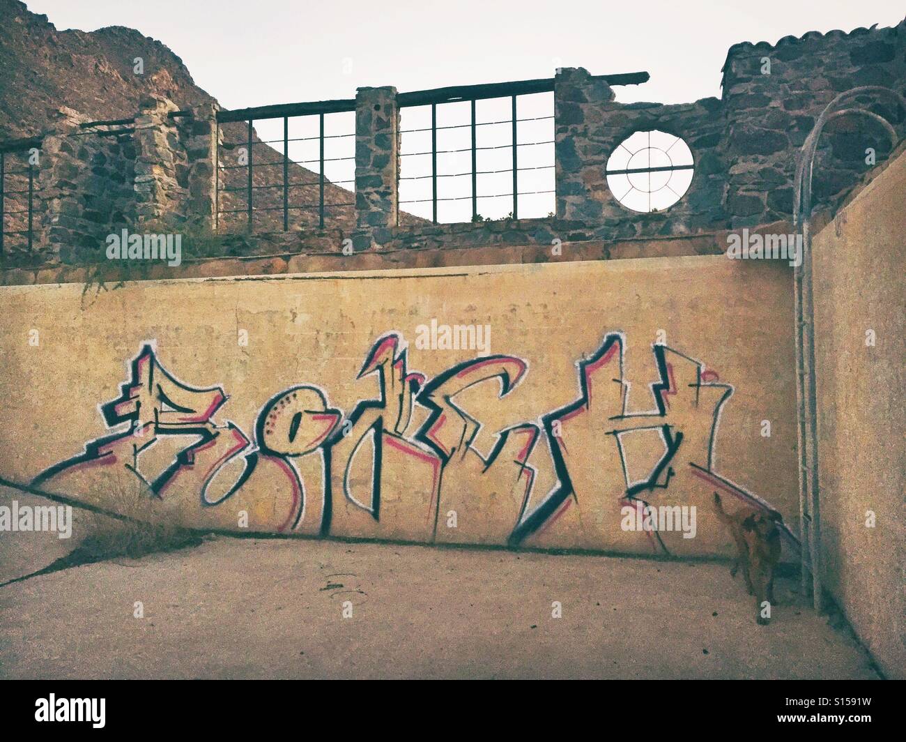 Encontrar Arte por todas partes Foto de stock