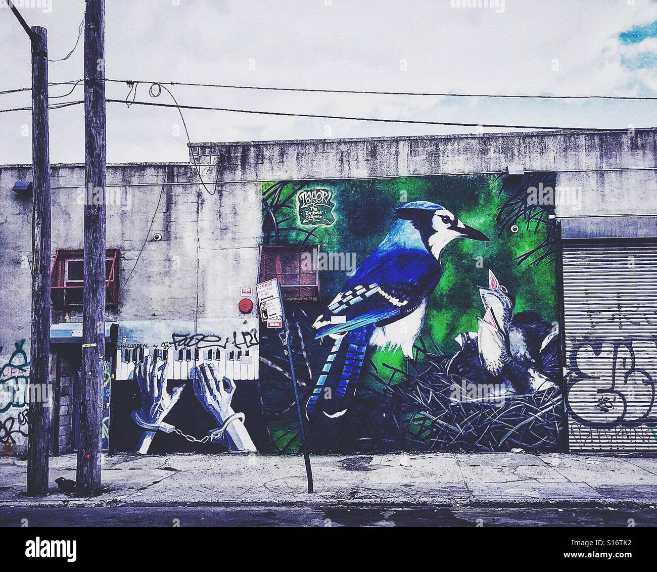 Arte de Bushwick Foto de stock
