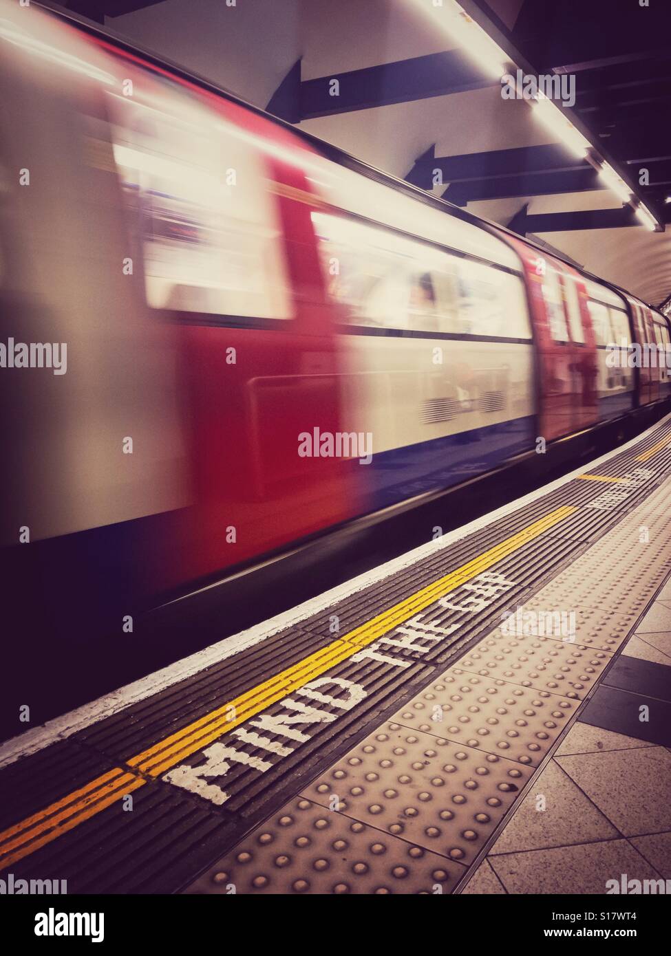 Metro de Londres Foto de stock