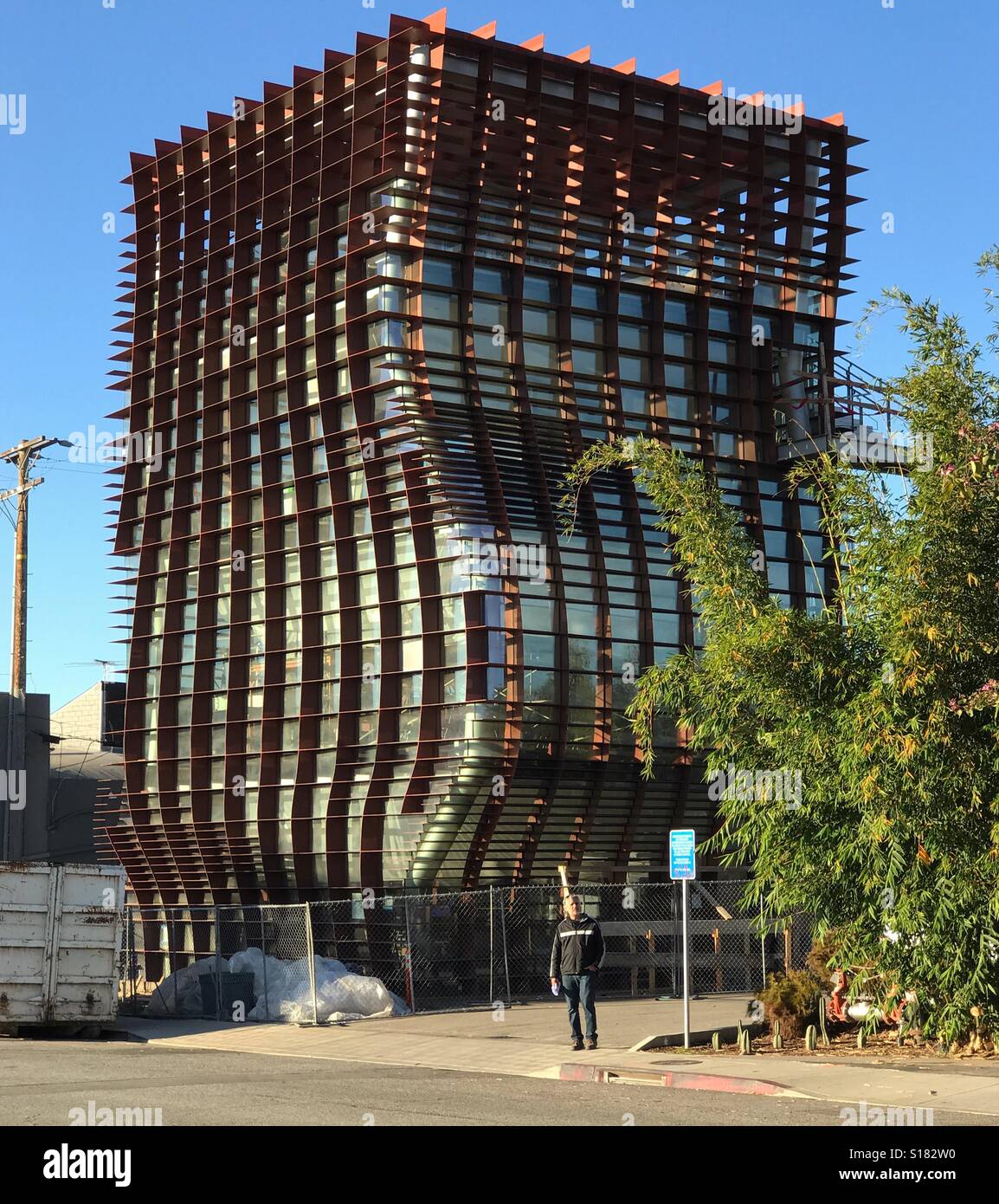 La arquitectura moderna en la ciudad de Culver, California Foto de stock