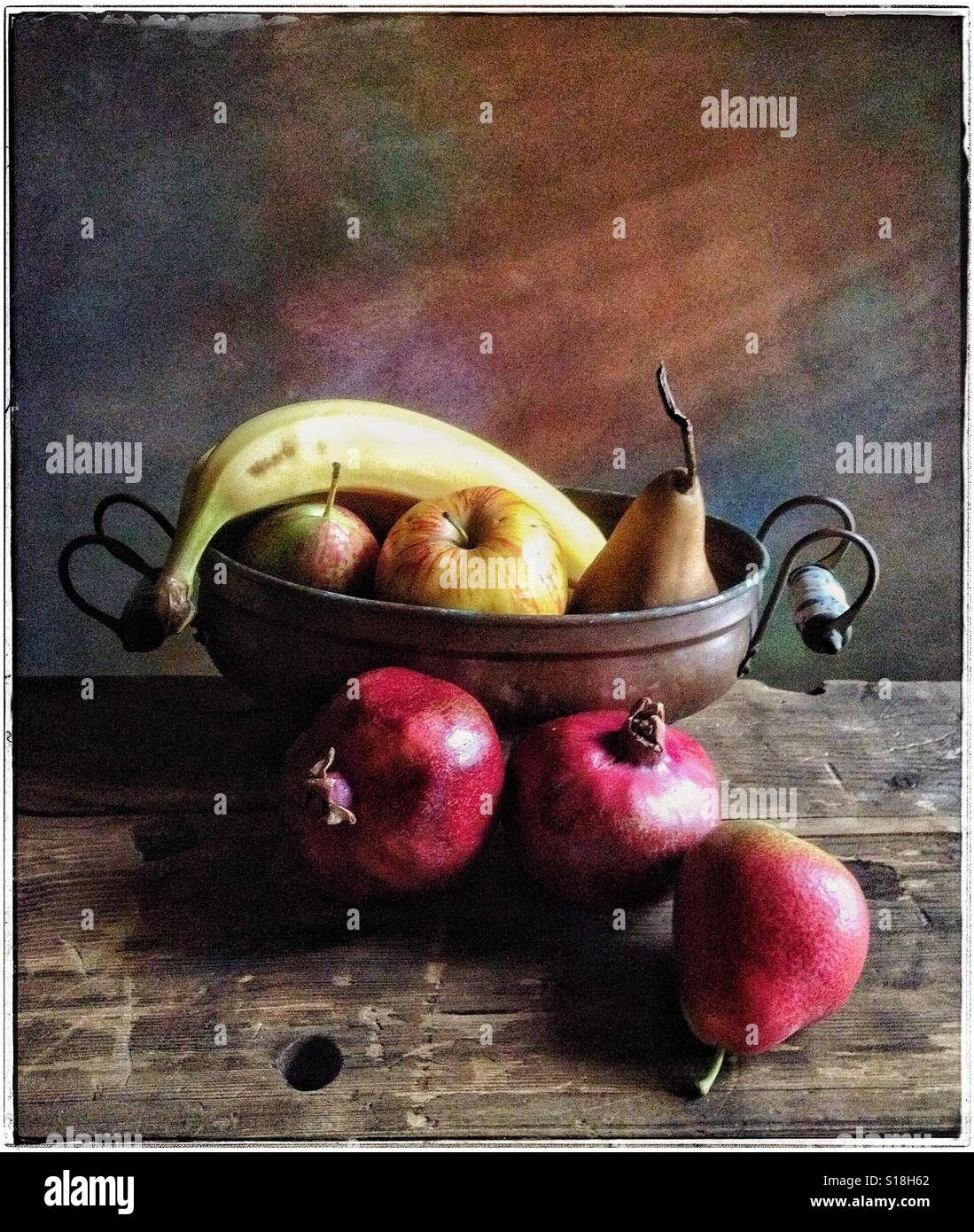Fruta plástica Foto de stock