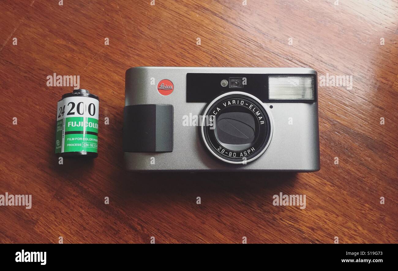 Leica C3 y subdesarrollada film Foto de stock