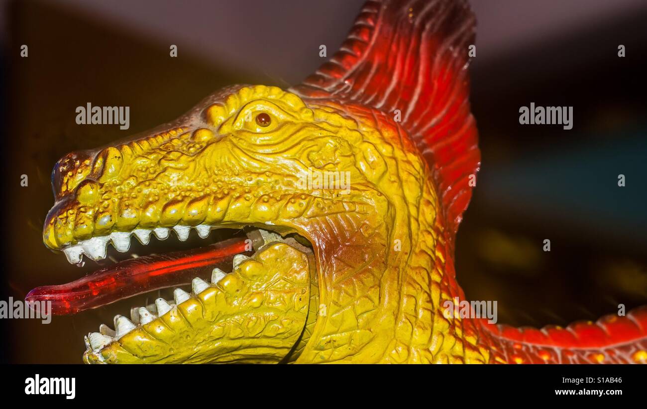 Diseño de animales peligrosos dinosaurios Foto de stock