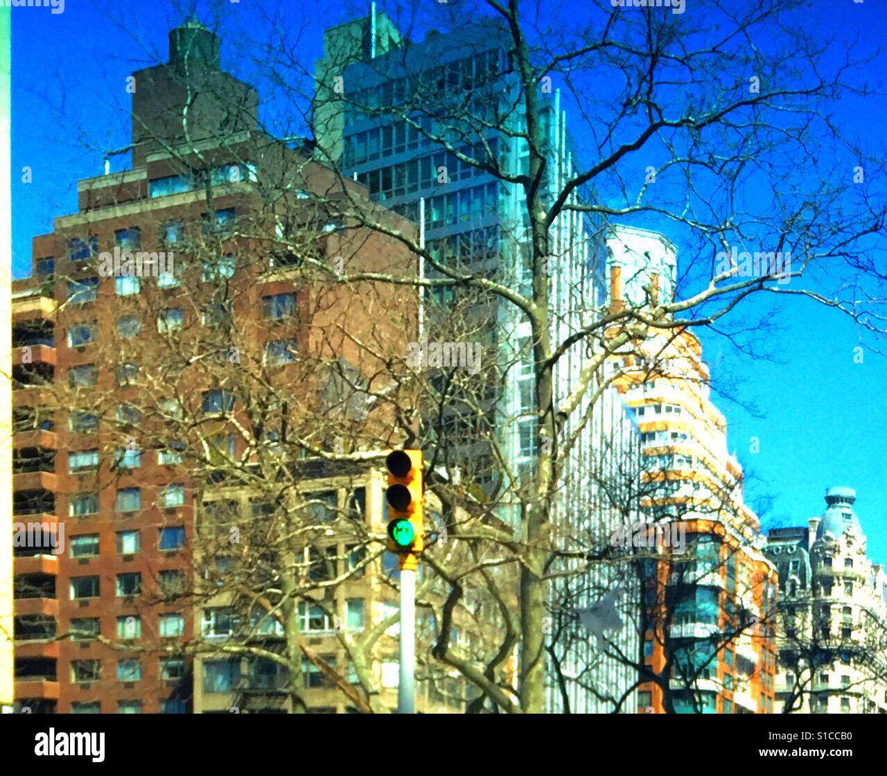 Capas de Nueva York Foto de stock