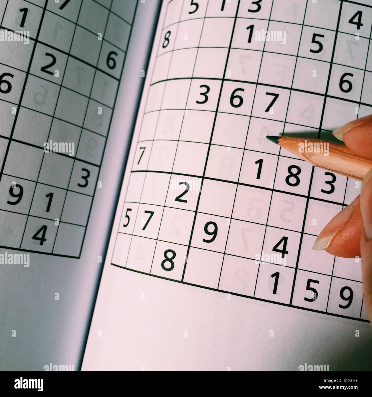 Sudoku fotografías e imágenes resolución Alamy