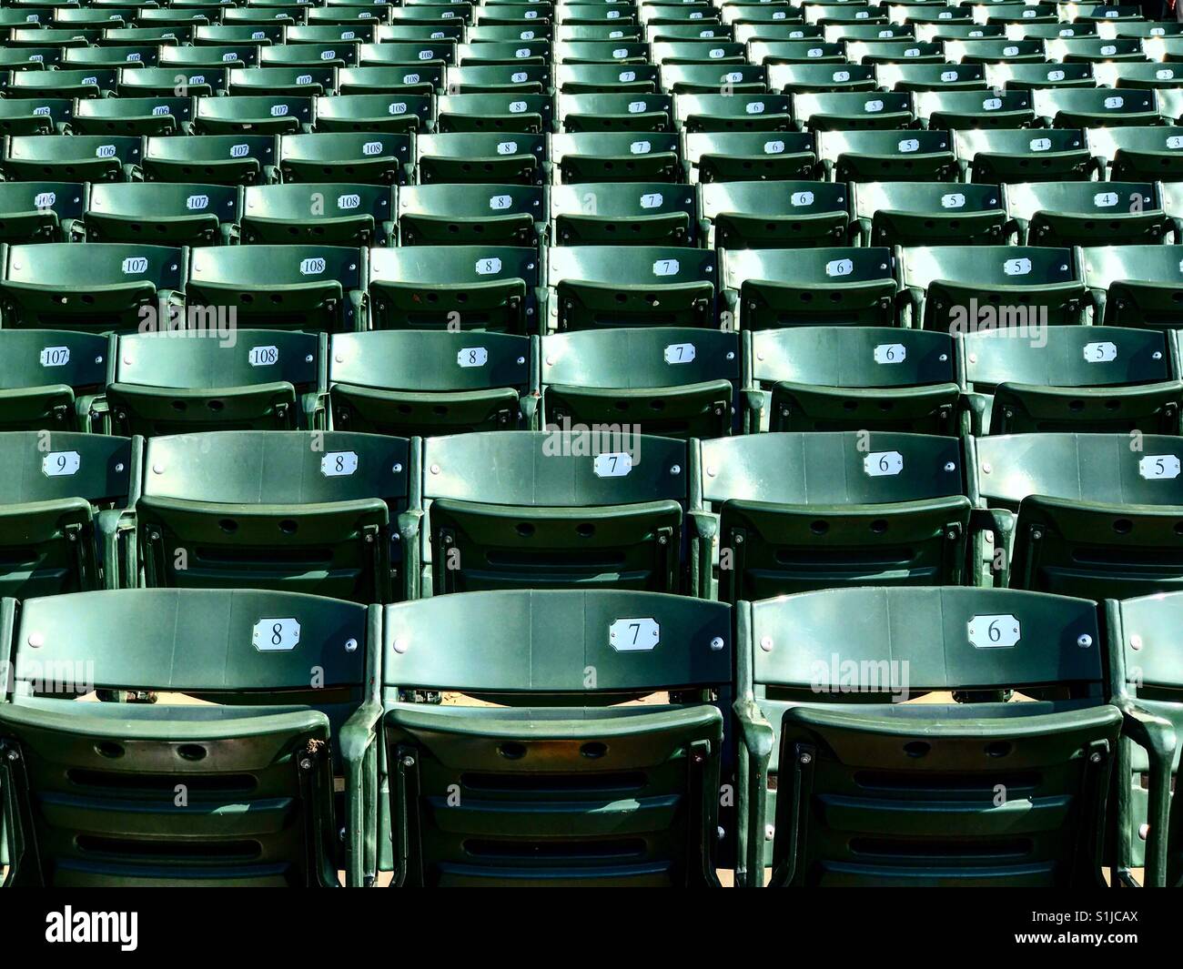 Wrigley Field asientos Foto de stock