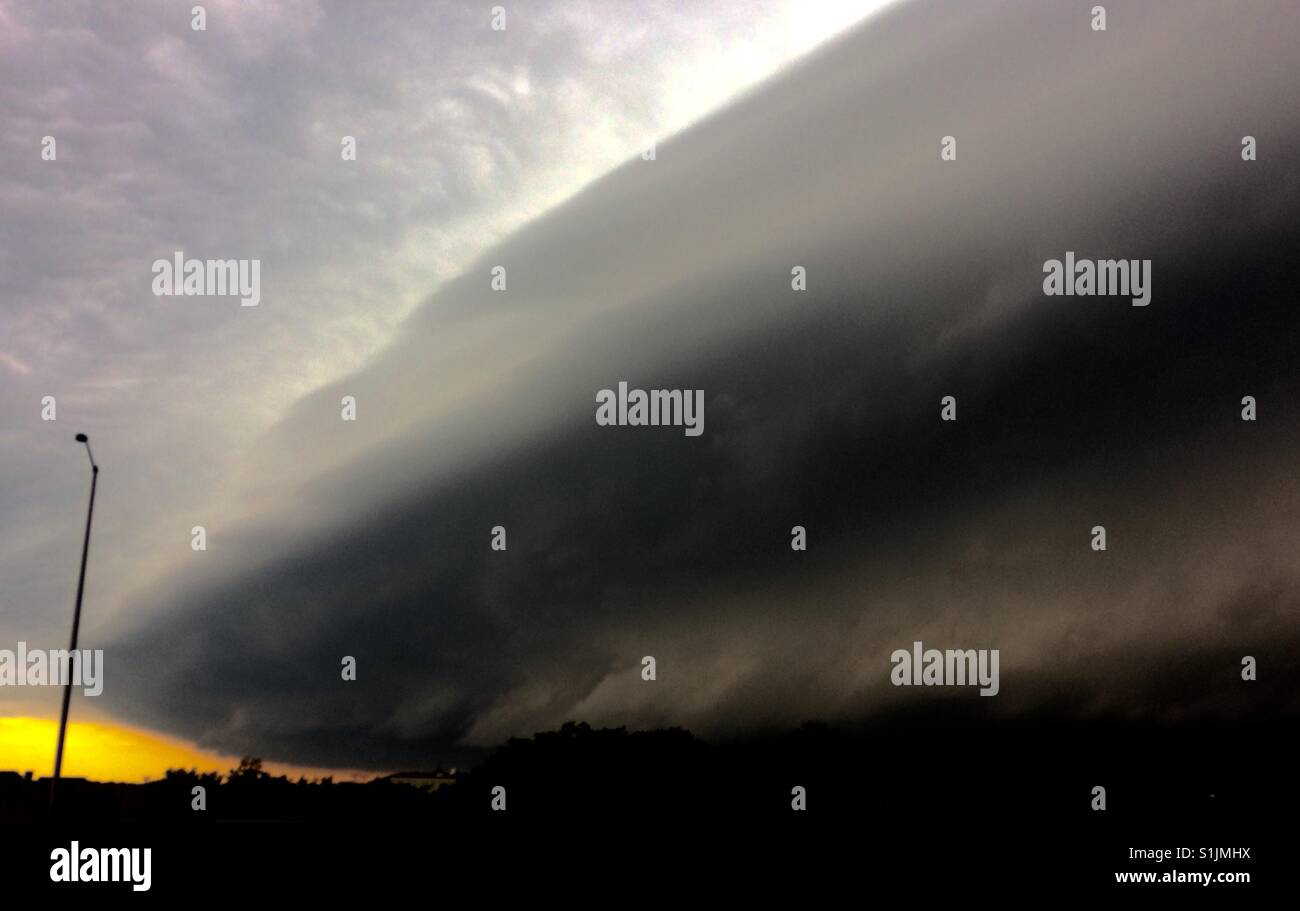 Frente de la tormenta Foto de stock
