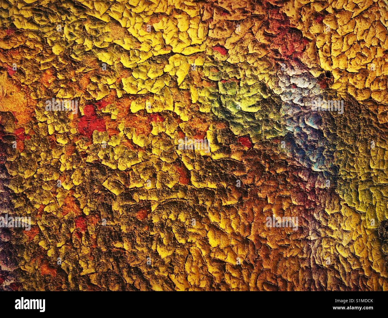 Patrones abstractos de colores de pintura de pared de madera perling Foto de stock