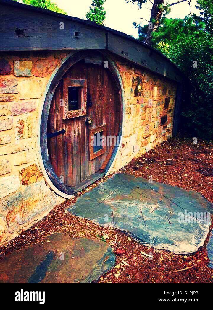 Hobbit house Foto de stock