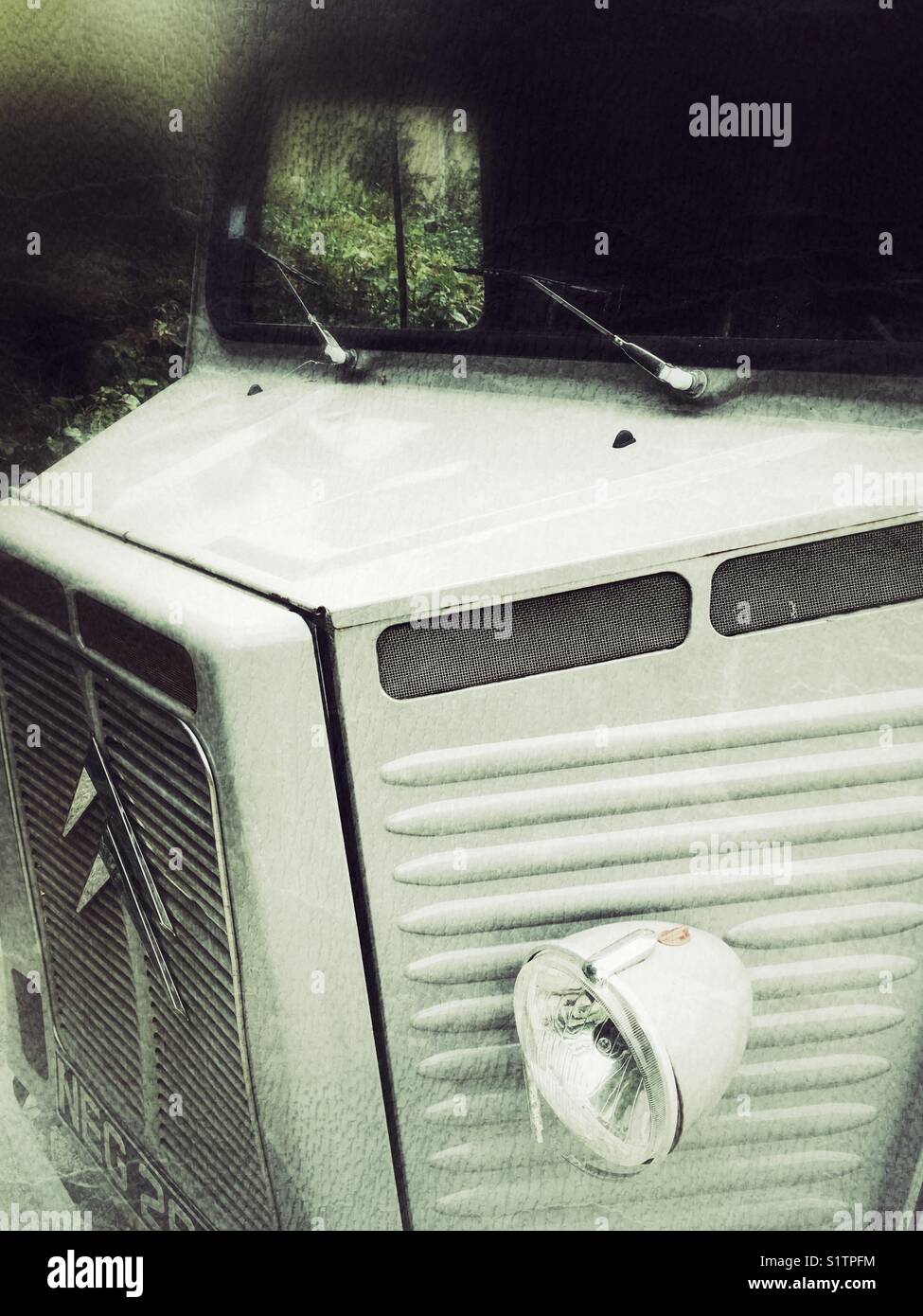 Furgoneta Citroen H Foto de stock