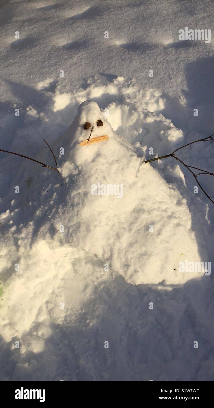 Muñeco de nieve Foto de stock
