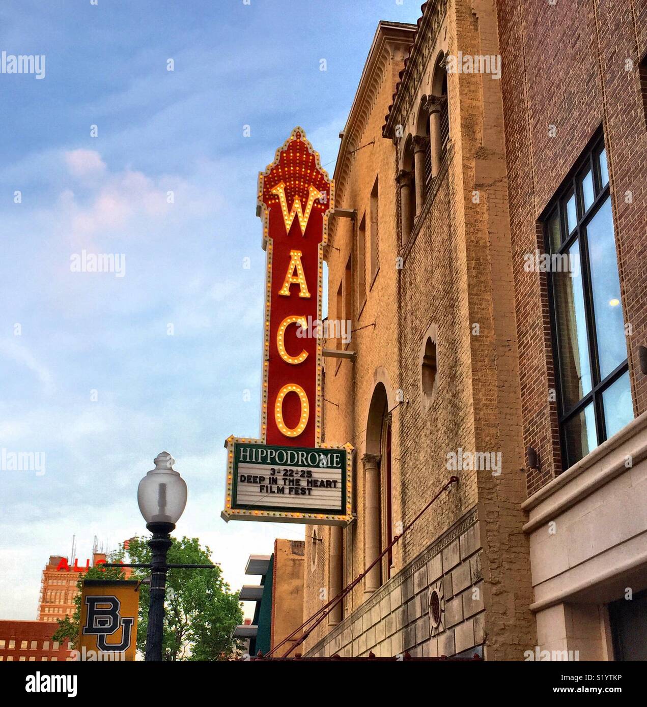 Waco Cinema Foto de stock