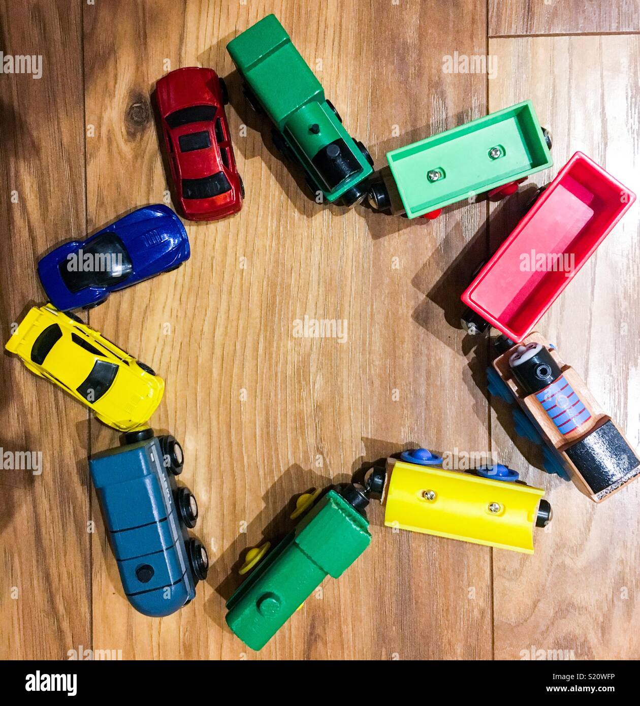 Los juguetes de los niños en forma de estrella Foto de stock