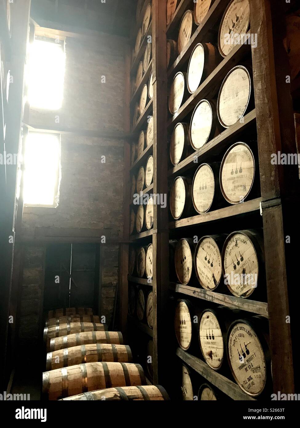 Destilería de Bourbon Foto de stock