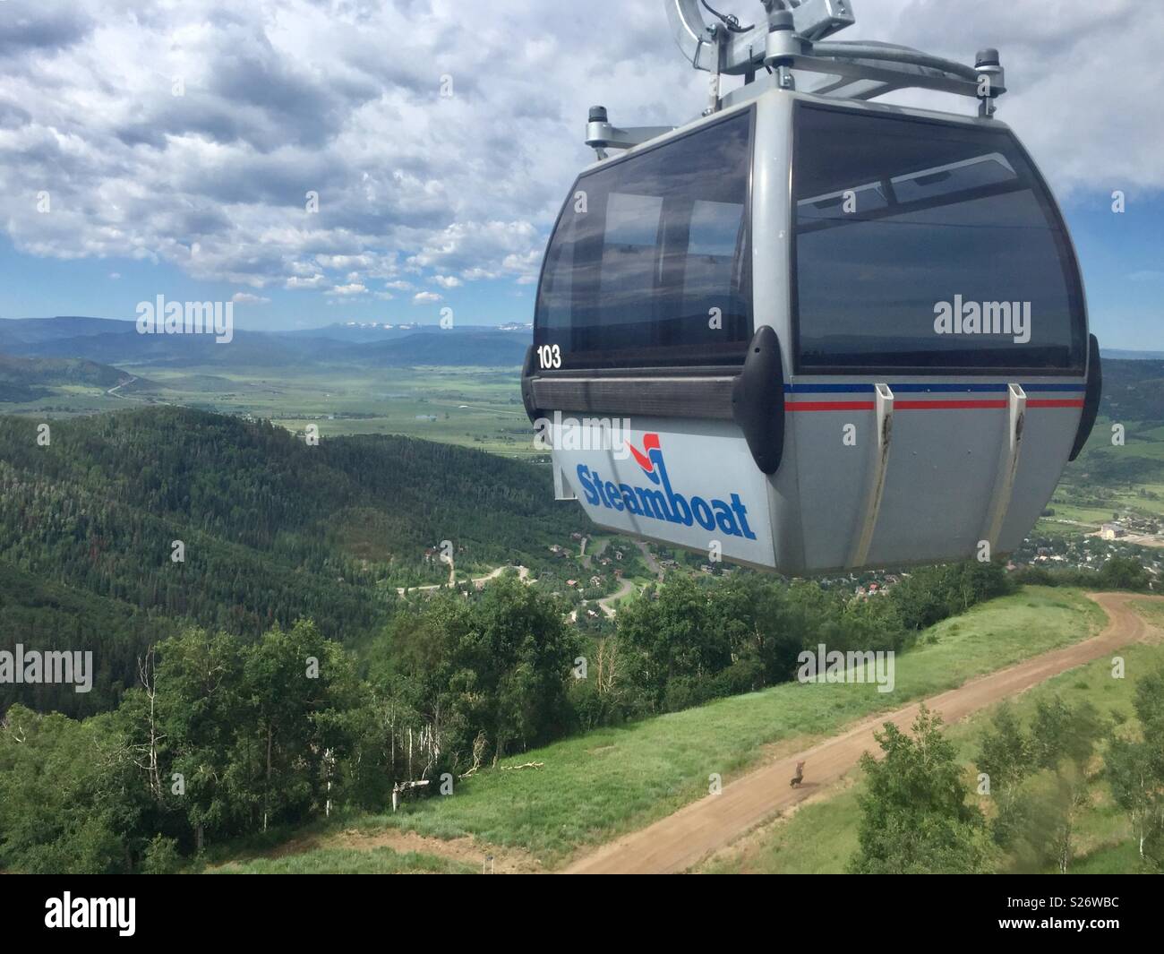 Steamboat springs colorado ski resort fotografías e imágenes de alta