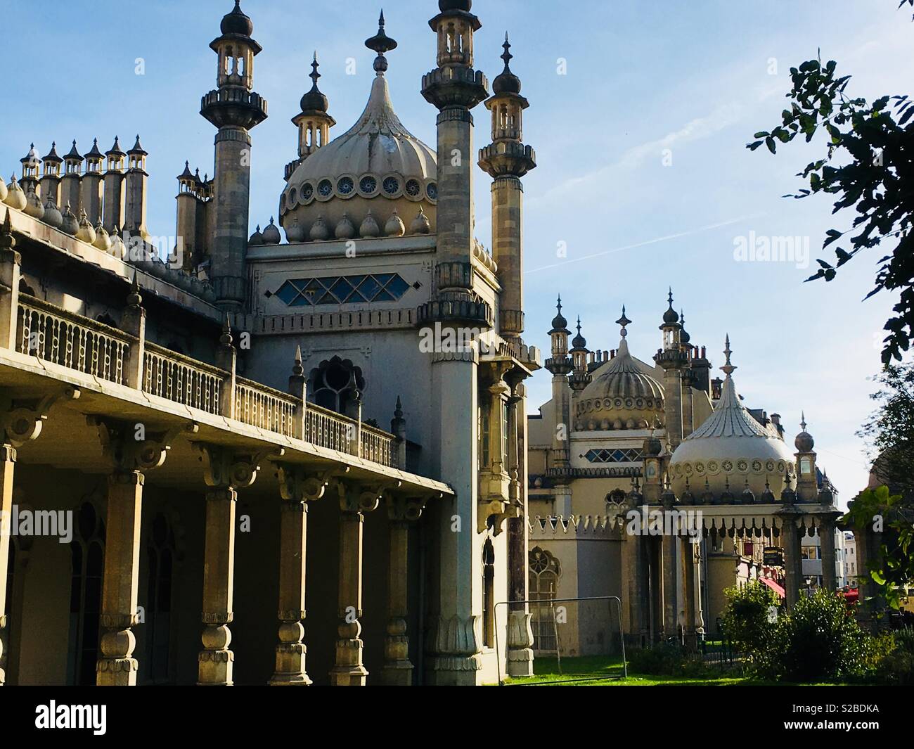 Jardines Royal Pavilion, Brighton, Sussex. Foto de stock