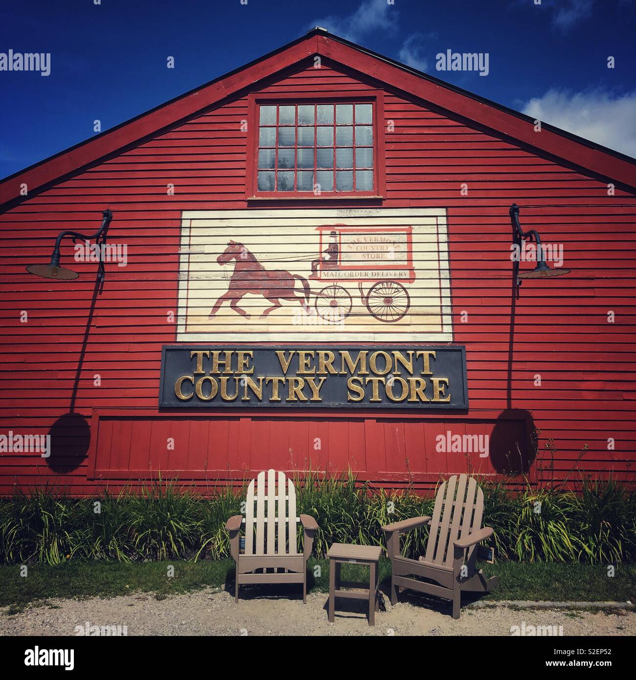 El Vermont Country Store Foto de stock