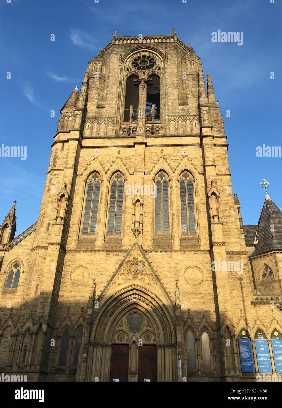 La Iglesia del Santo Nombre, Oxford Road, Manchester, Inglaterra. Foto de stock