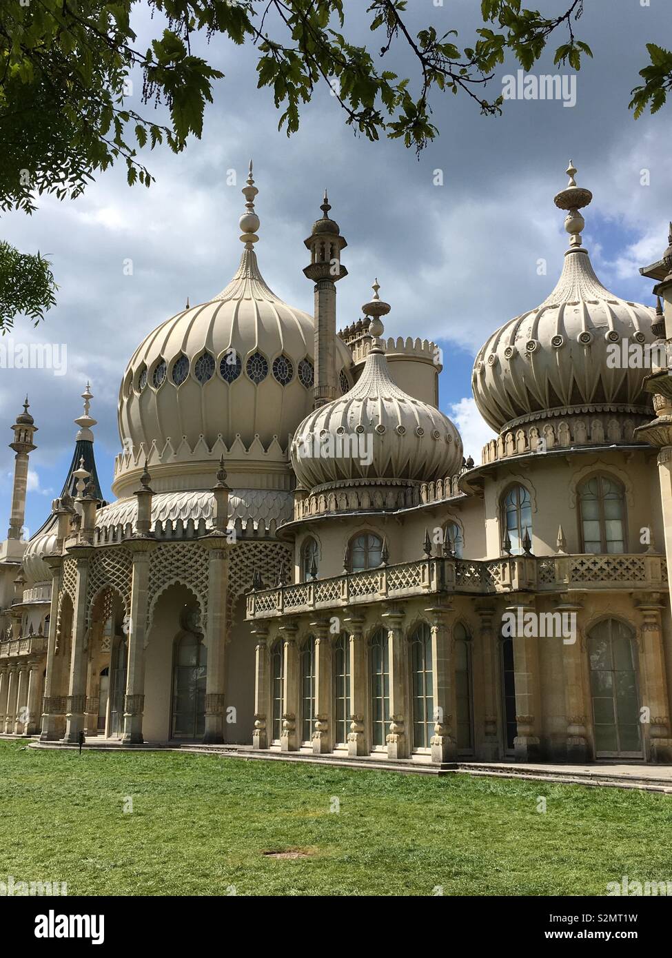 Jardines Royal Pavilion, Brighton Foto de stock