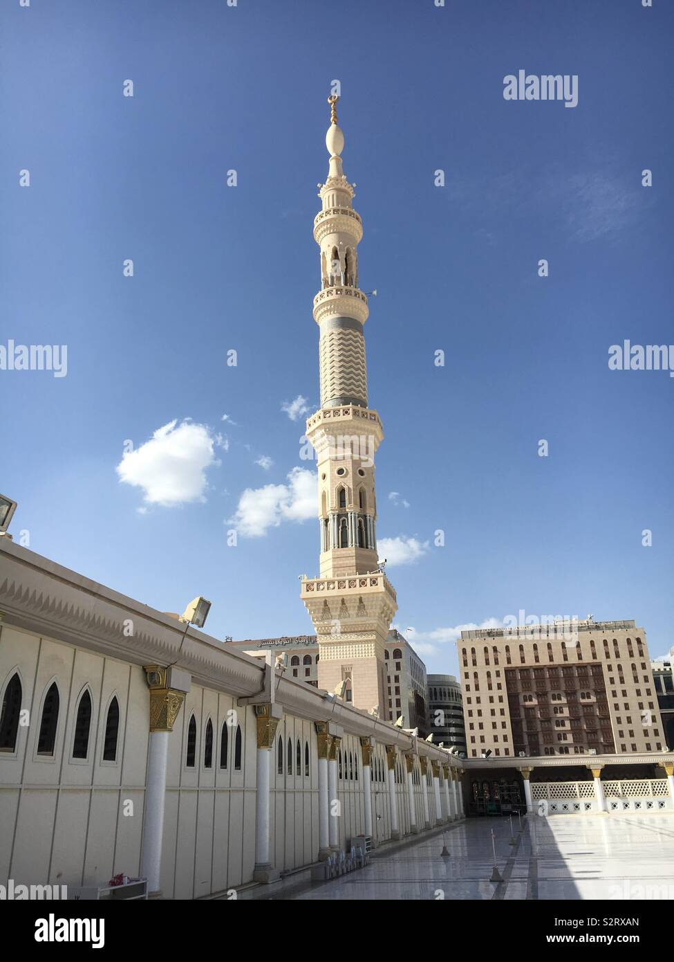 Masjid Al Nabawi - Madinah al Munawwarah, KSA Foto de stock