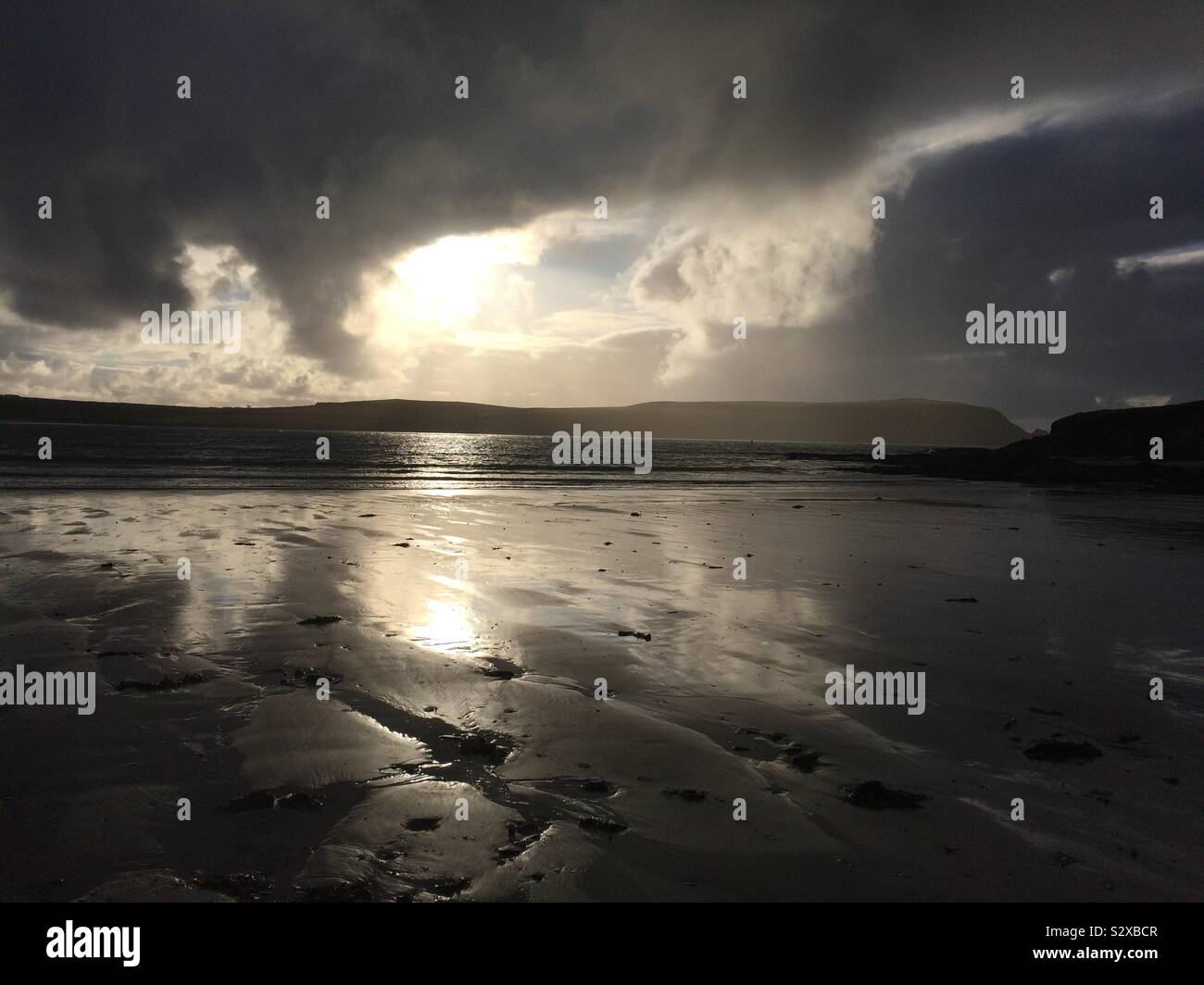 Daymer Bay, Cornwall Foto de stock